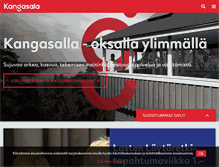Tablet Screenshot of kangasala.fi